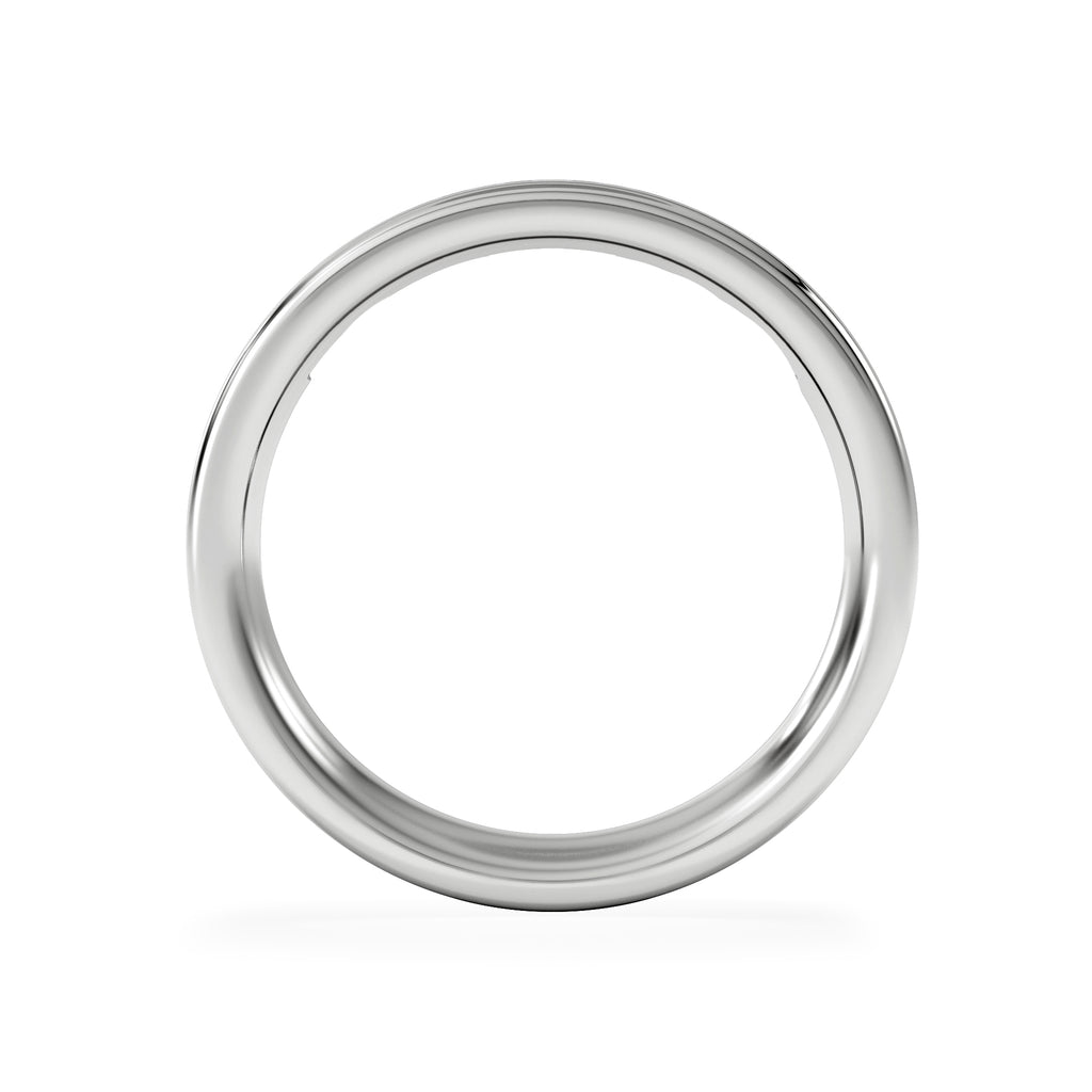 Platinum Princess Diamond Half Eternity Ring 0.50CT H/SI