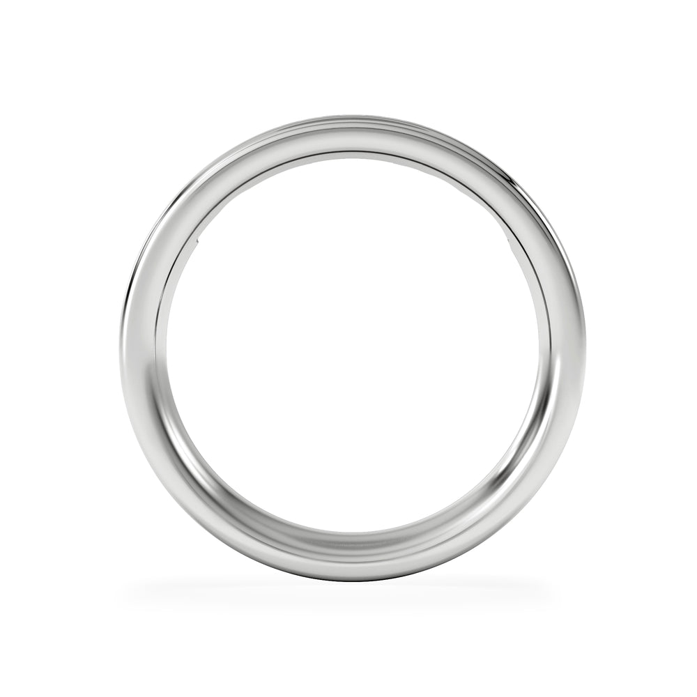 18K White Gold Princess Diamond Half Eternity Ring 0.50CT G/VS