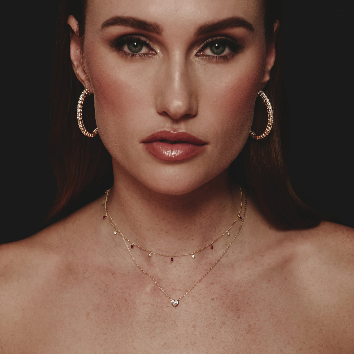 Ruby and Diamond Necklace in 18K Gold - Vivara Collection