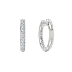 Heritage 0.50ct Lab Diamond Hoop Earrings in Sterling Silver
