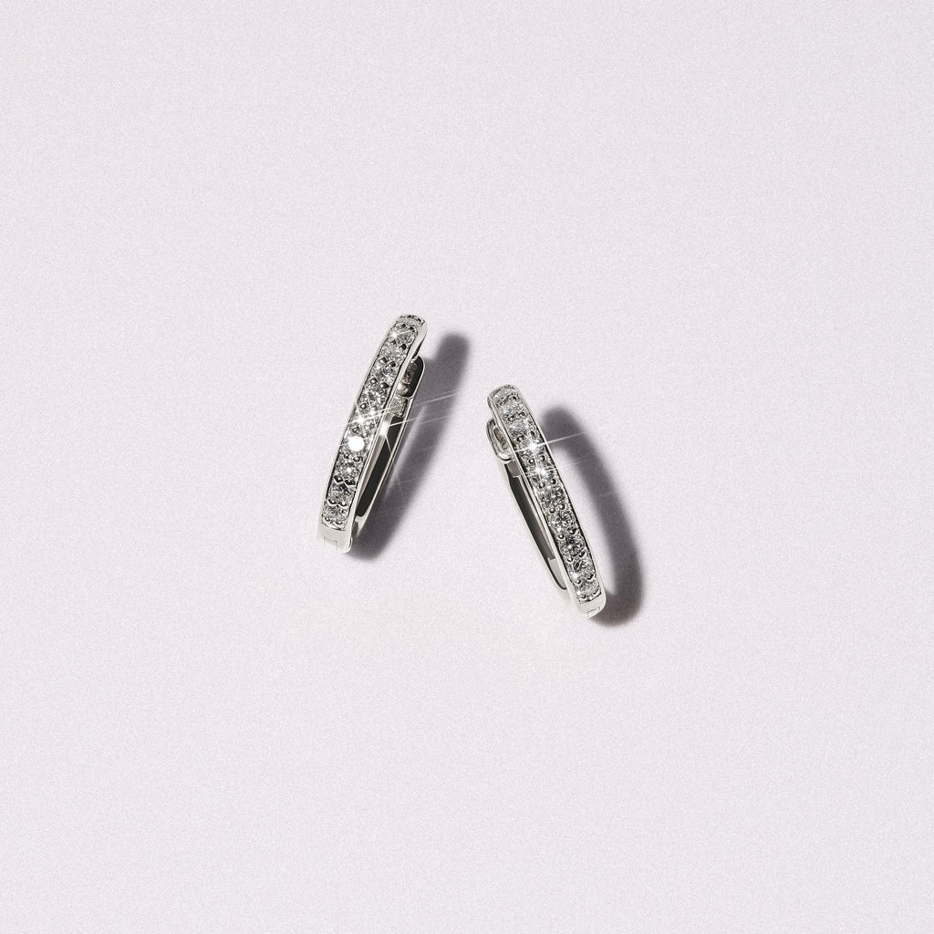 Heritage 0.50ct Lab Diamond Hoop Earrings in Sterling Silver