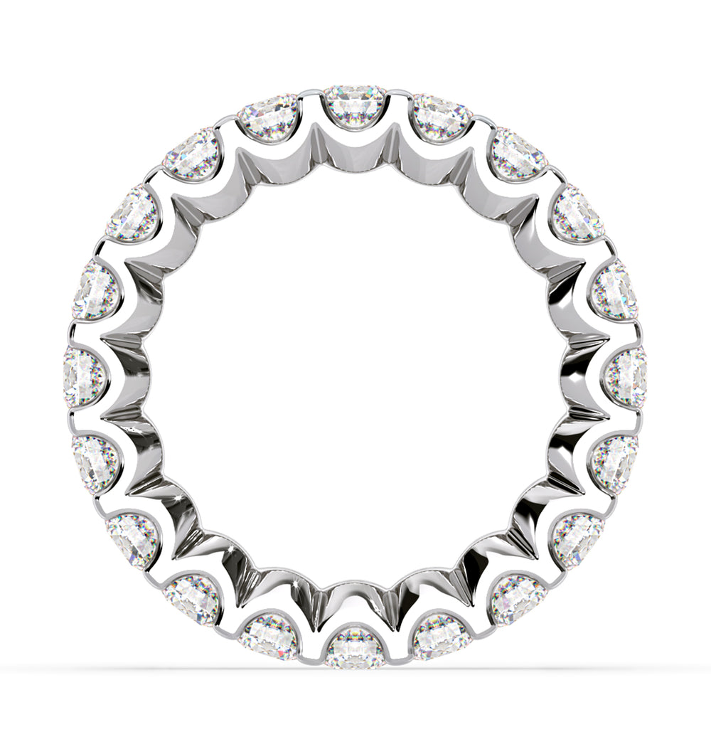 Eternity Ring Chloe Platinum Diamond 3.00ct G/Vs