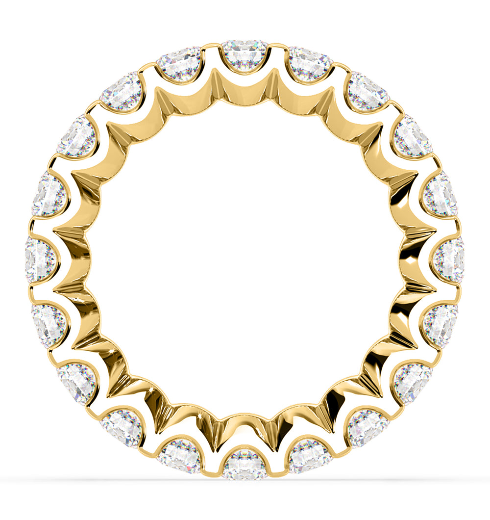 Eternity Ring Chloe 18K Gold Diamond 3.00ct G/Vs