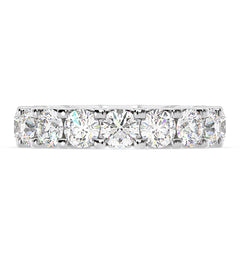 Eternity Ring Chloe Platinum Diamond 5.00ct H/Si