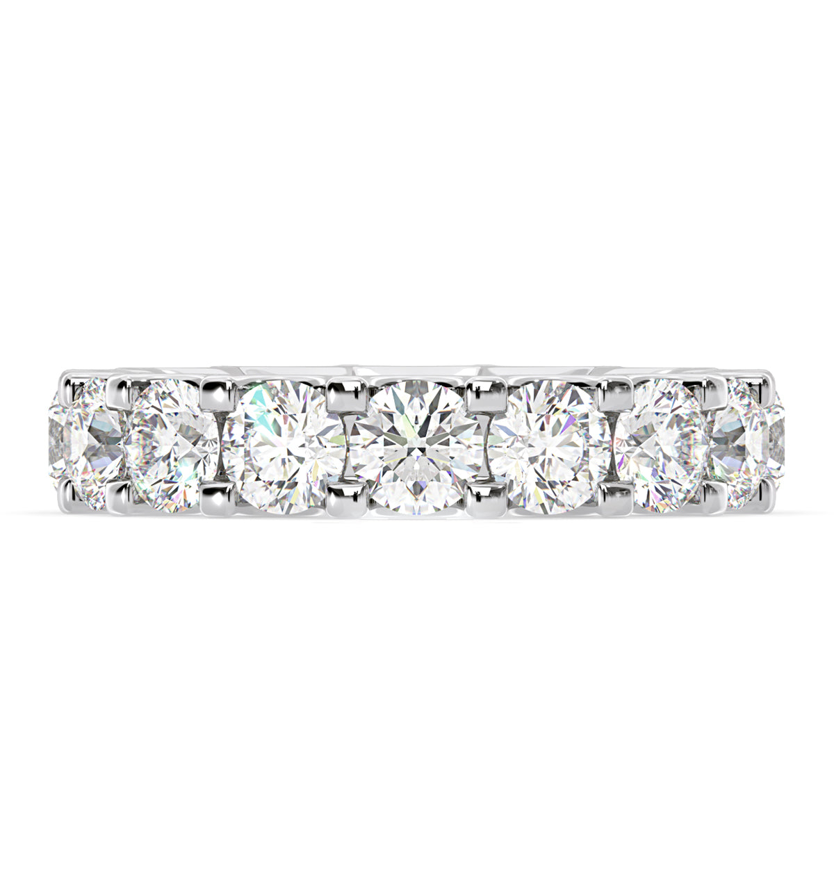 Eternity Ring Chloe Platinum Diamond 5.00ct H/Si