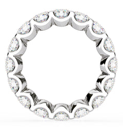 Eternity Ring Chloe Platinum Diamond 5.00ct H/Si