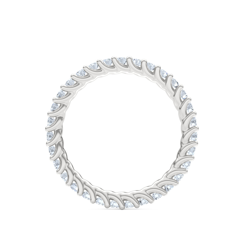 Legacy 1.00ct Round Cut Lab Diamond Eternity Ring in Platinum