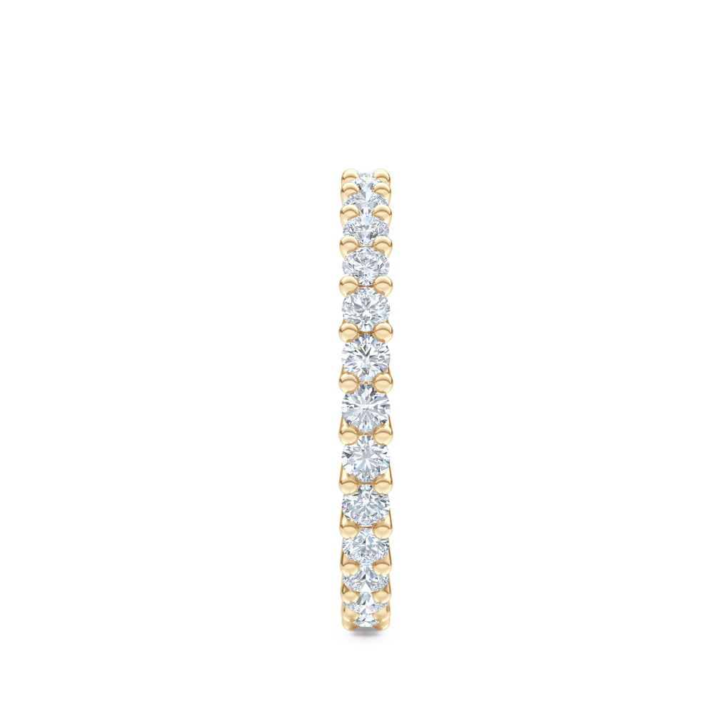 Legacy 1.00ct Round Cut Lab Diamond Eternity Ring in 18K Yellow Gold