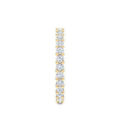 Legacy 1.00ct Round Cut Lab Diamond Eternity Ring in 18K Yellow Gold
