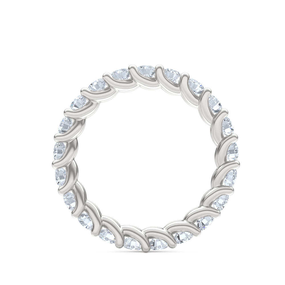 Legacy 2.00ct Round Cut Lab Diamond Eternity Ring in Platinum
