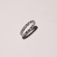 Legacy 2.00ct Round Cut Lab Diamond Eternity Ring in 18K White Gold