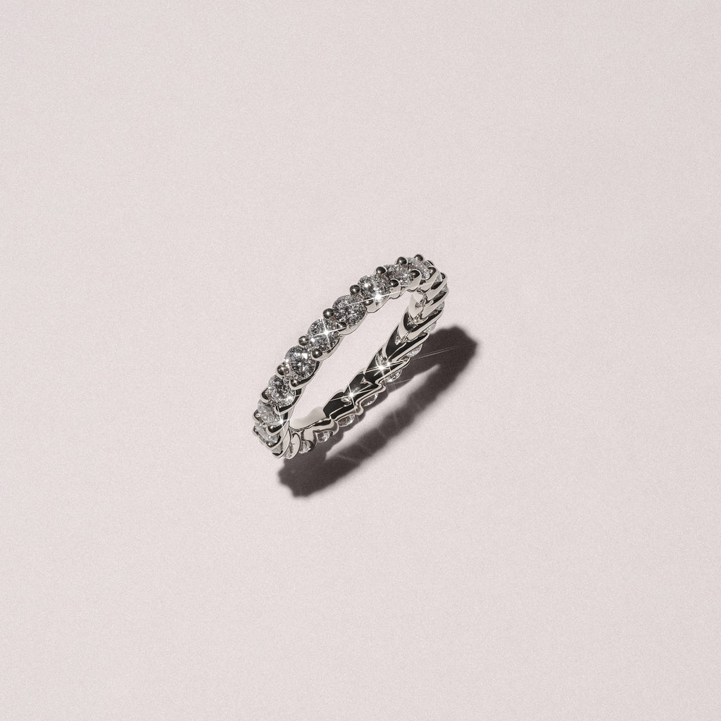 Legacy 2.00ct Round Cut Lab Diamond Eternity Ring in Platinum