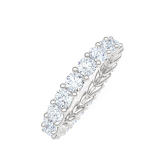 Legacy 2.00ct Round Cut Lab Diamond Eternity Ring in Platinum