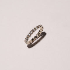 Legacy 2.00ct Round Cut Lab Diamond Eternity Ring in 18K Yellow Gold