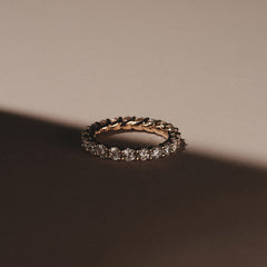 Legacy 2.00ct Round Cut Lab Diamond Eternity Ring in 18K Yellow Gold