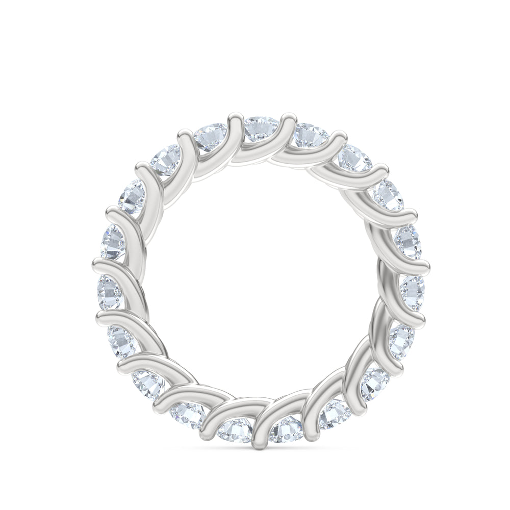 Legacy 3.00ct Round Cut Lab Diamond Eternity Ring in 18K White Gold