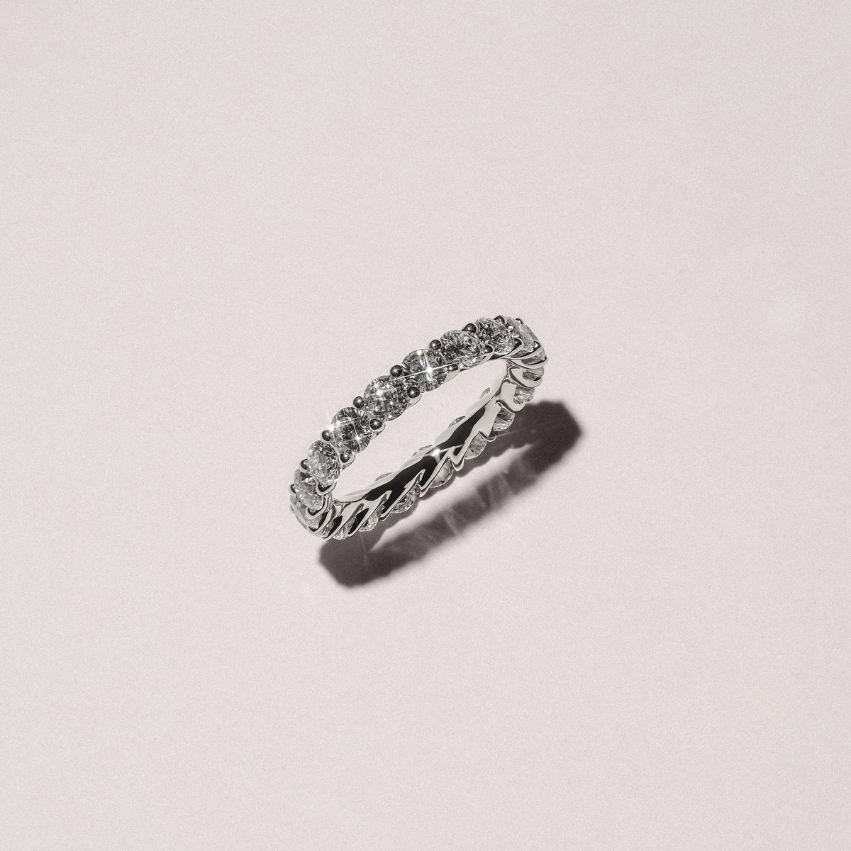 Legacy 3.00ct Round Cut Lab Diamond Eternity Ring in 18K White Gold