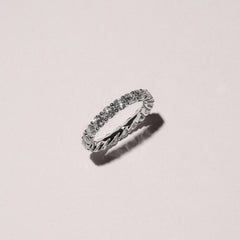 Legacy 3.00ct Round Cut Lab Diamond Eternity Ring in Platinum