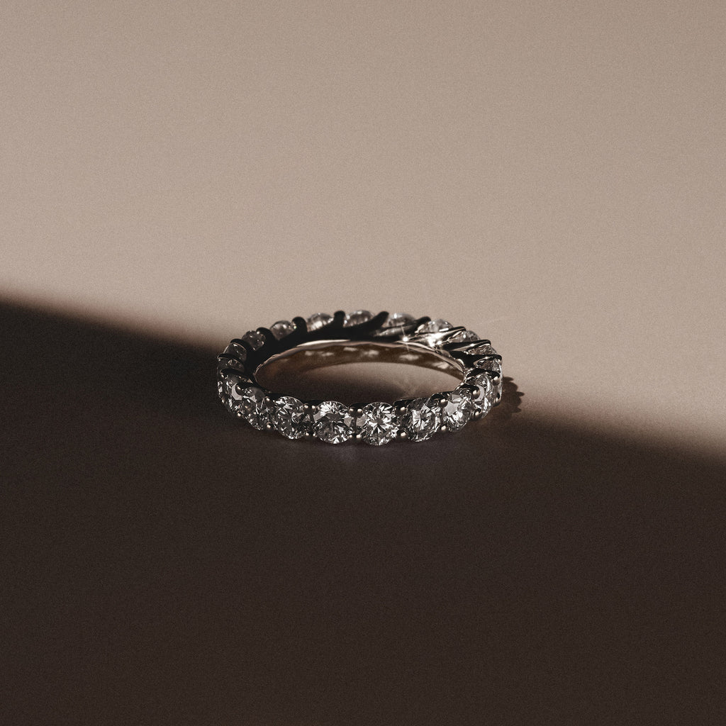 Legacy 3.00ct Round Cut Lab Diamond Eternity Ring in 18K White Gold