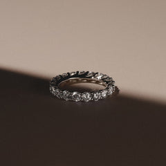 Legacy 3.00ct Round Cut Lab Diamond Eternity Ring in Platinum