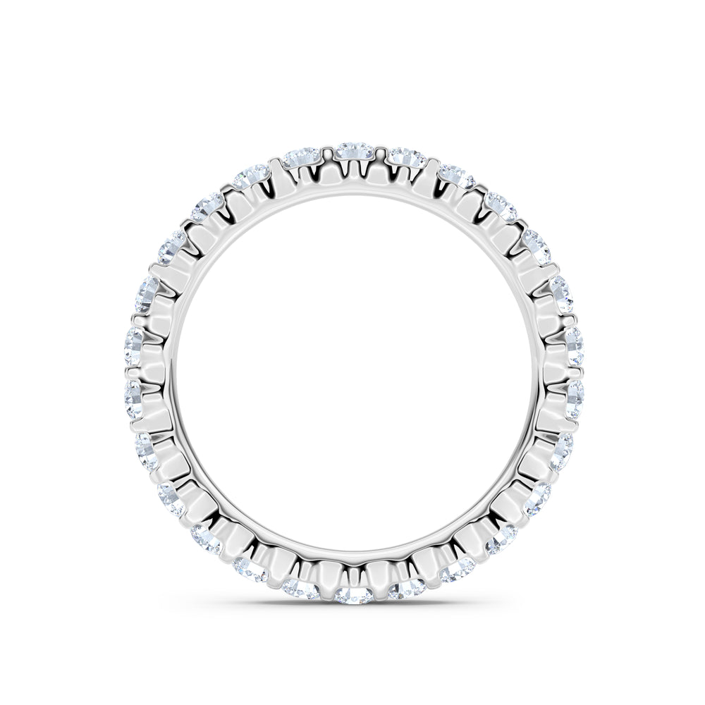 Sempre Round Cut 1.00ct Lab Diamond Eternity Ring in Platinum