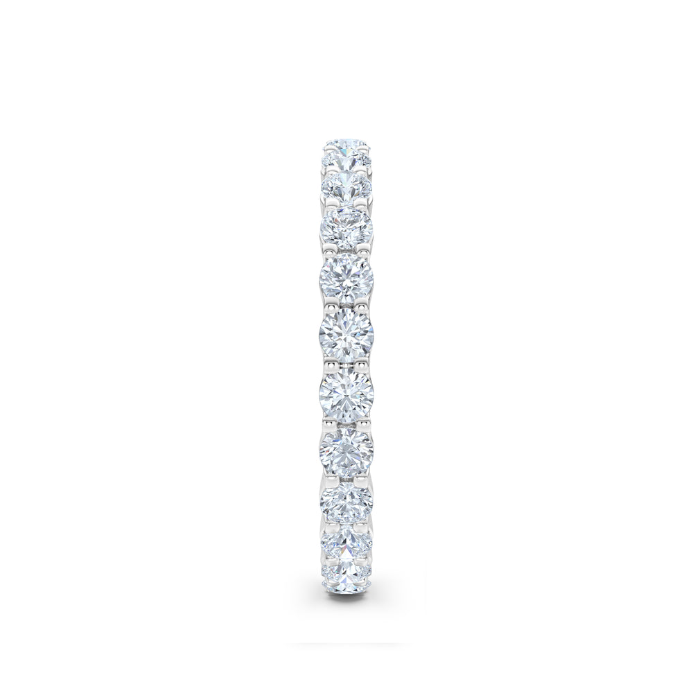 Sempre Round Cut 1.00ct Lab Diamond Eternity Ring in Platinum