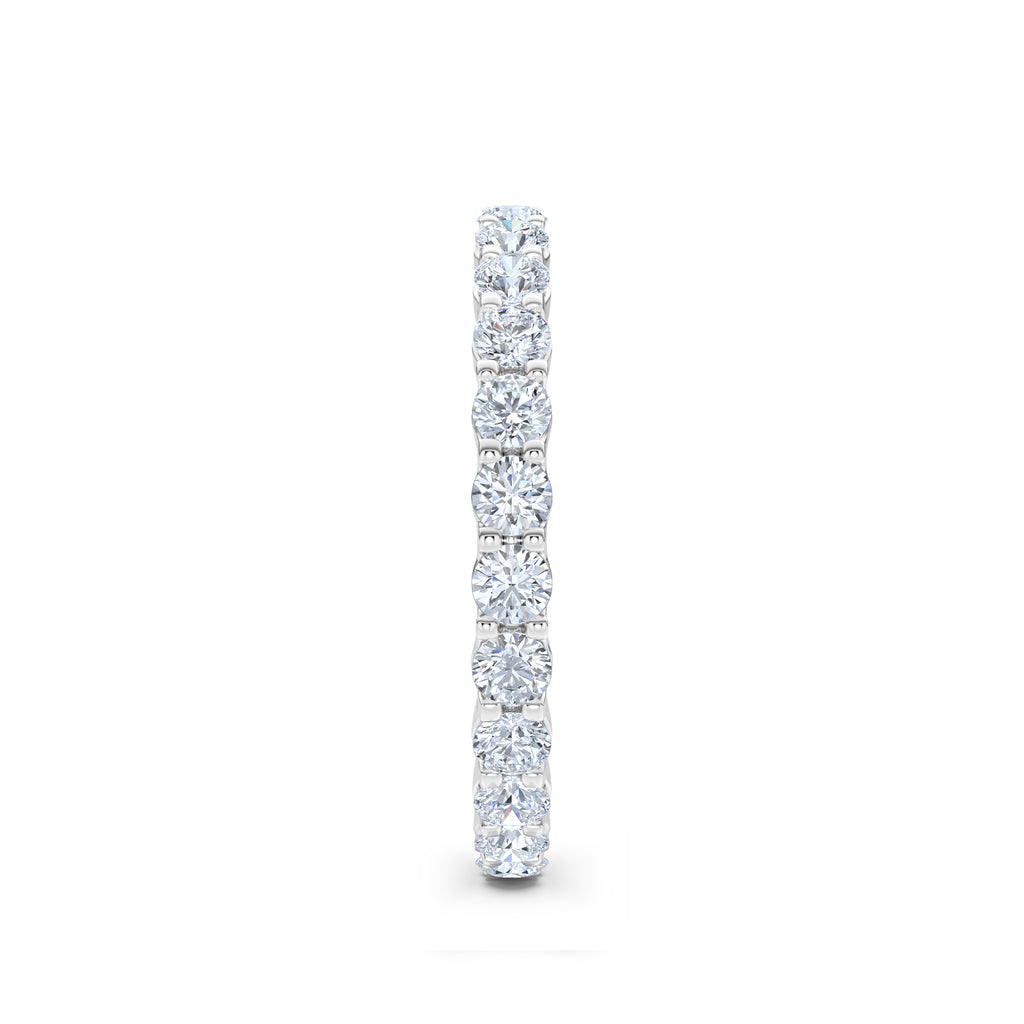 Sempre Round Cut 1.00ct Lab Diamond Eternity Ring in Platinum
