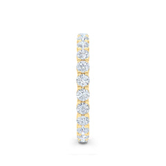 Sempre Round Cut 1.00ct Lab Diamond Eternity Ring in 18K Yellow Gold