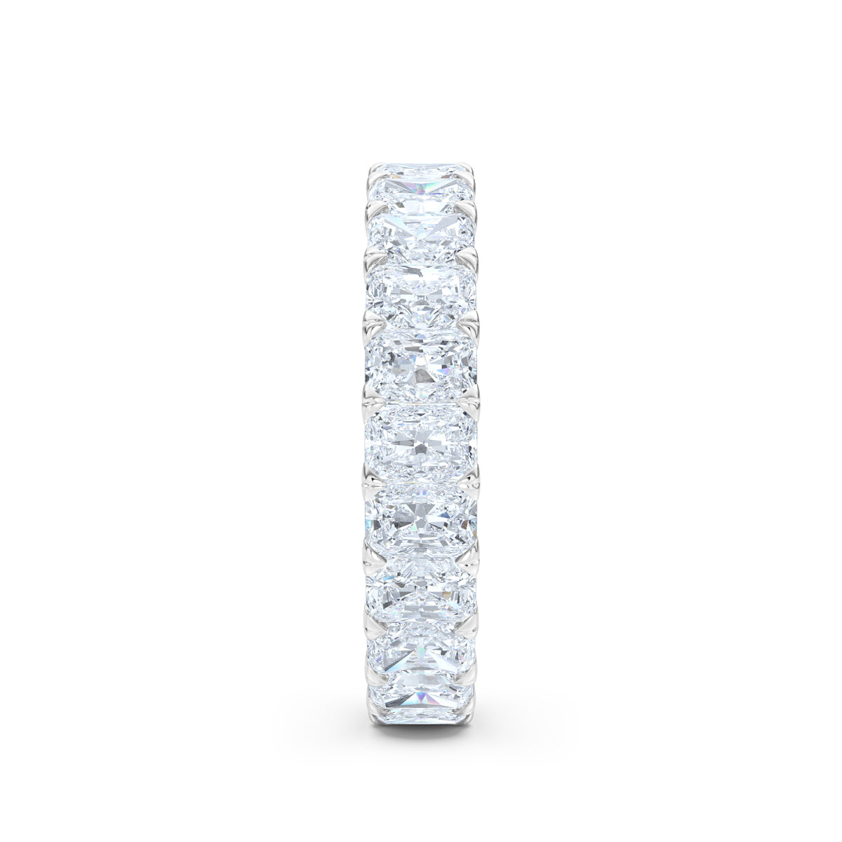 Sempre Radiant Cut 3.00ct Lab Diamond Eternity Ring in Platinum
