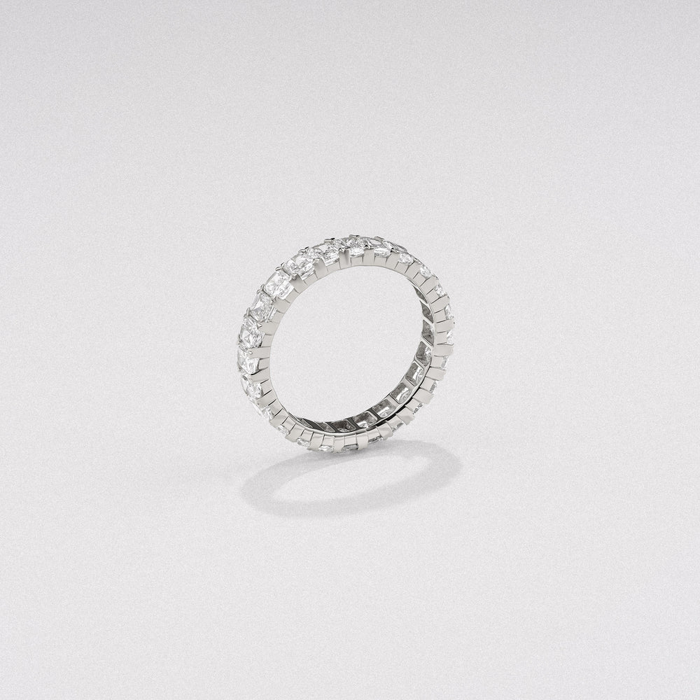 Sempre Radiant Cut 3.00ct Lab Diamond Eternity Ring in Platinum