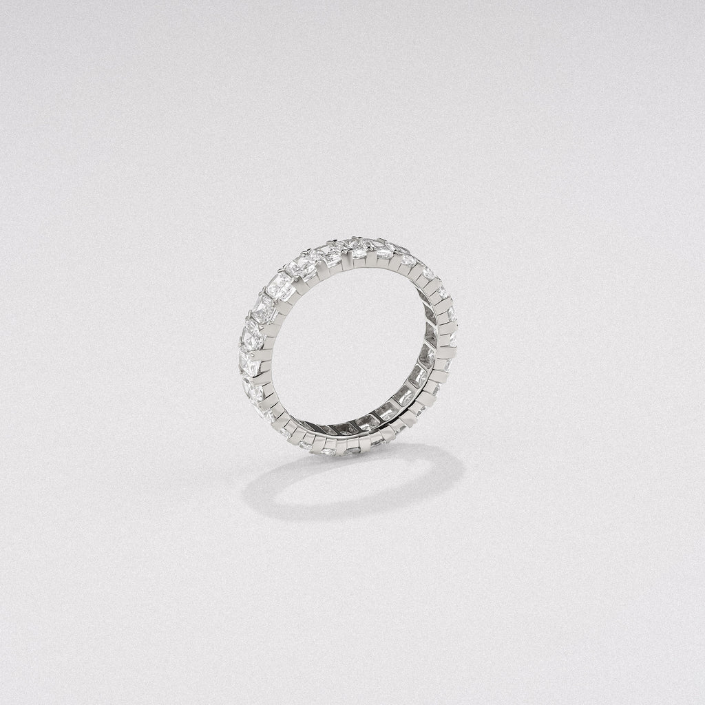 Sempre Radiant Cut 3.00ct Lab Diamond Eternity Ring in Platinum