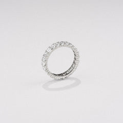 Sempre Radiant Cut 3.00ct Lab Diamond Eternity Ring in Platinum