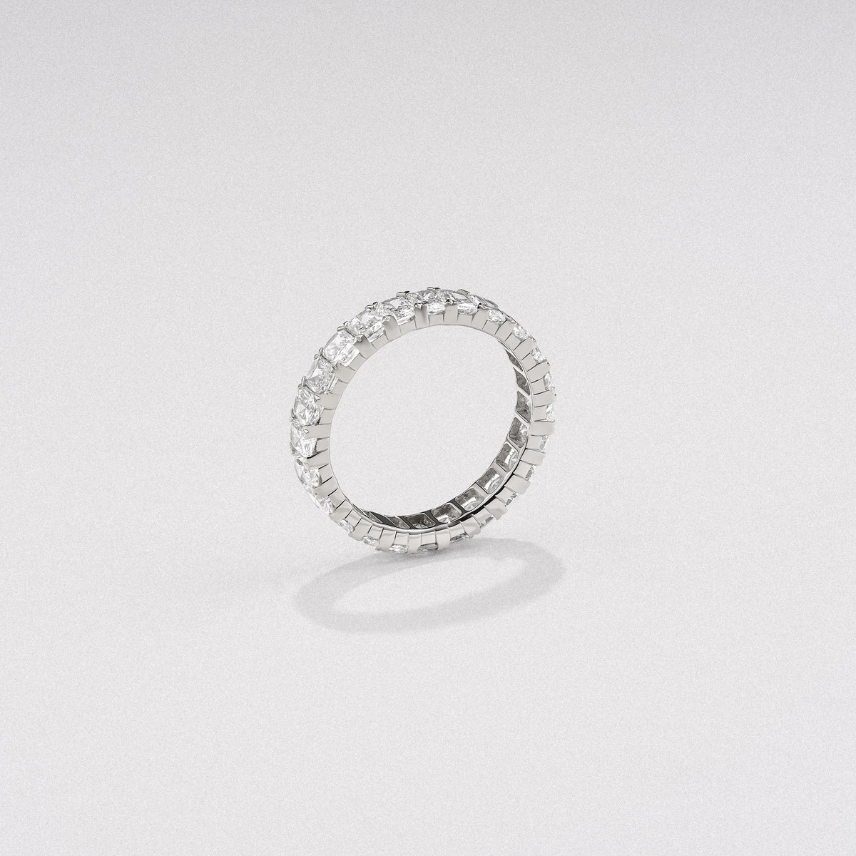 Sempre Radiant Cut 3.00ct Lab Diamond Eternity Ring in Platinum