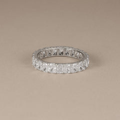 Sempre Radiant Cut 3.00ct Lab Diamond Eternity Ring in Platinum