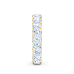 Sempre Radiant Cut 3.00ct Lab Diamond Eternity Ring in 18K Yellow Gold