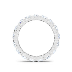 Sempre Bezel Radiant Cut 3.00ct Lab Diamond Eternity Ring in 18K White Gold