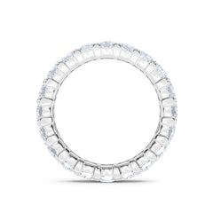 Sempre Cusion Cut 3.00ct Lab Diamond Eternity Ring in 18K White Gold