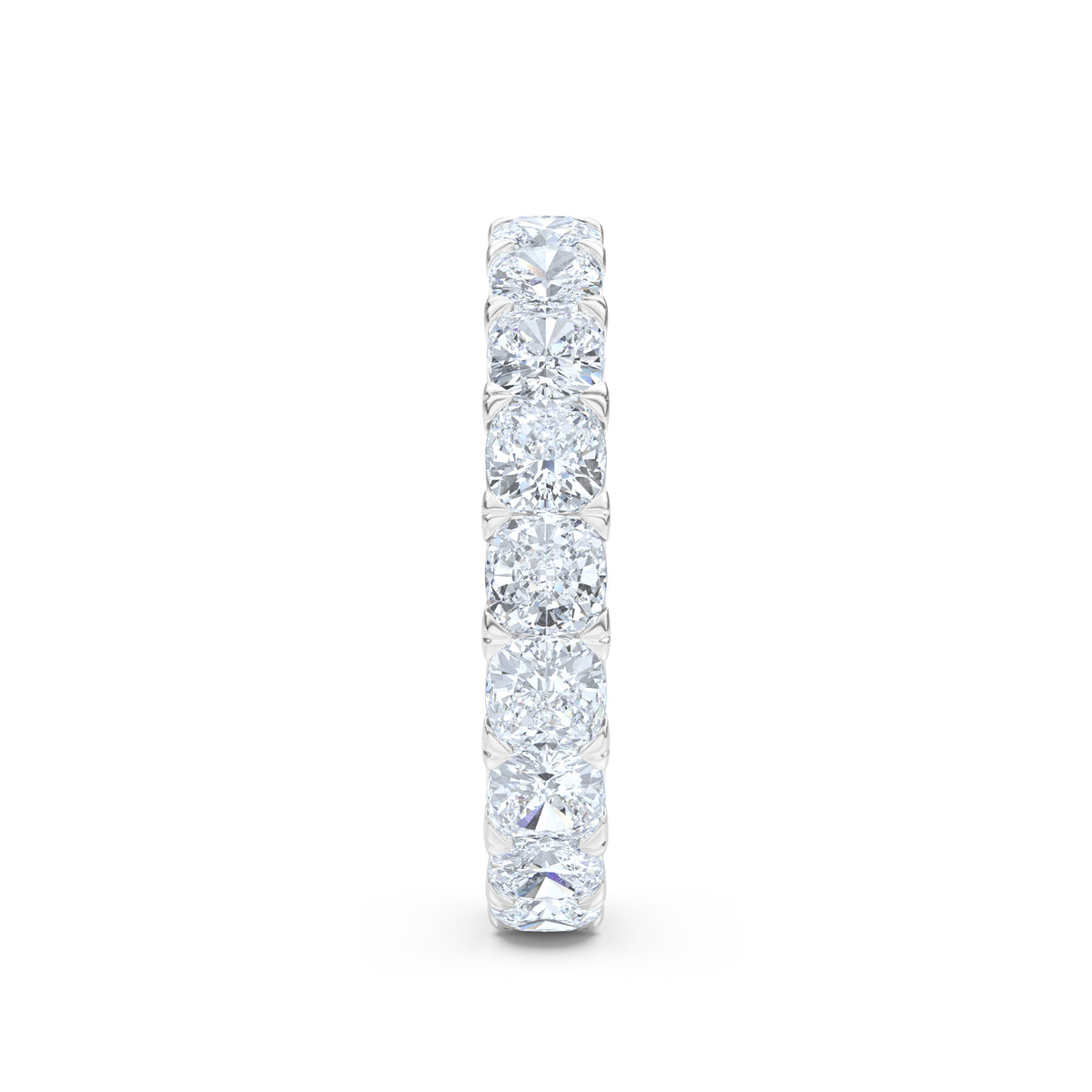 Sempre Cusion Cut 3.00ct Lab Diamond Eternity Ring in Platinum
