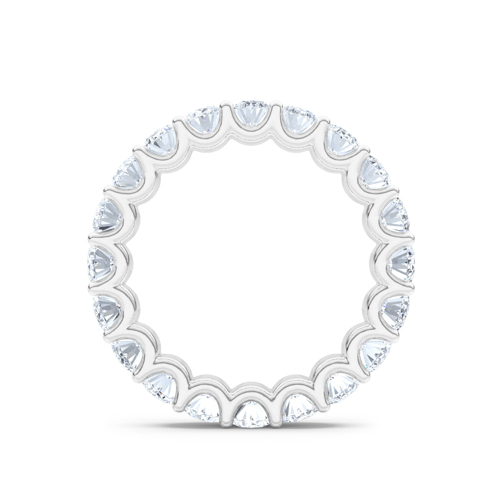 Sempre Oval Cut 3.00ct Lab Diamond Eternity Ring in 18K White Gold