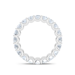 Sempre Oval Cut 3.00ct Lab Diamond Eternity Ring in 18K White Gold