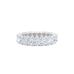 Sempre Oval Cut 3.00ct Lab Diamond Eternity Ring in 18K White Gold