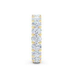 Sempre Oval Cut 3.00ct Lab Diamond Eternity Ring in 18K Yellow Gold