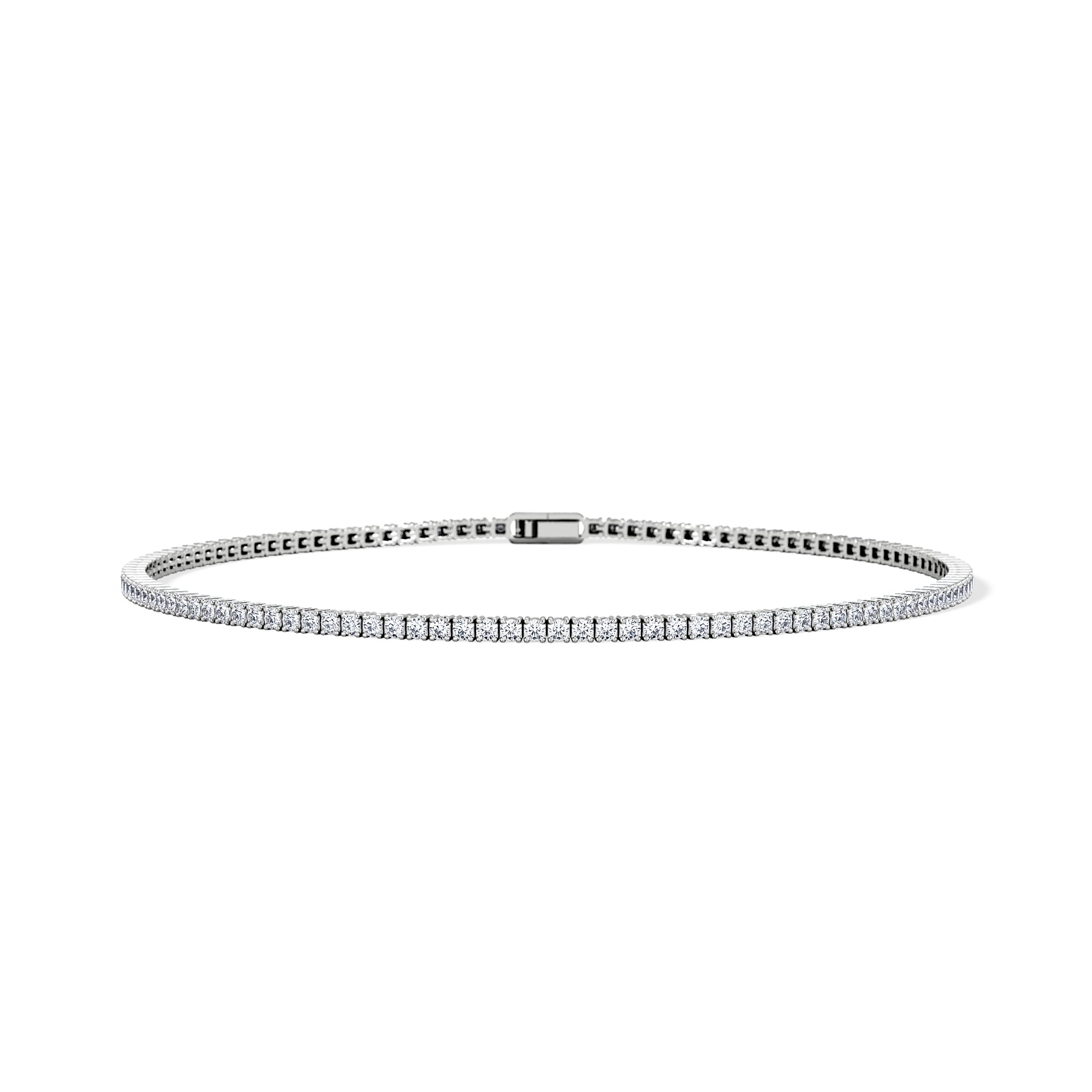 1.5ct Lab Tennis Bracelet Claw Set 925