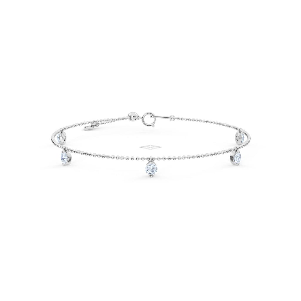 Vivara Lab Diamond Bracelet 0.50ct G/VS in 9K White Gold