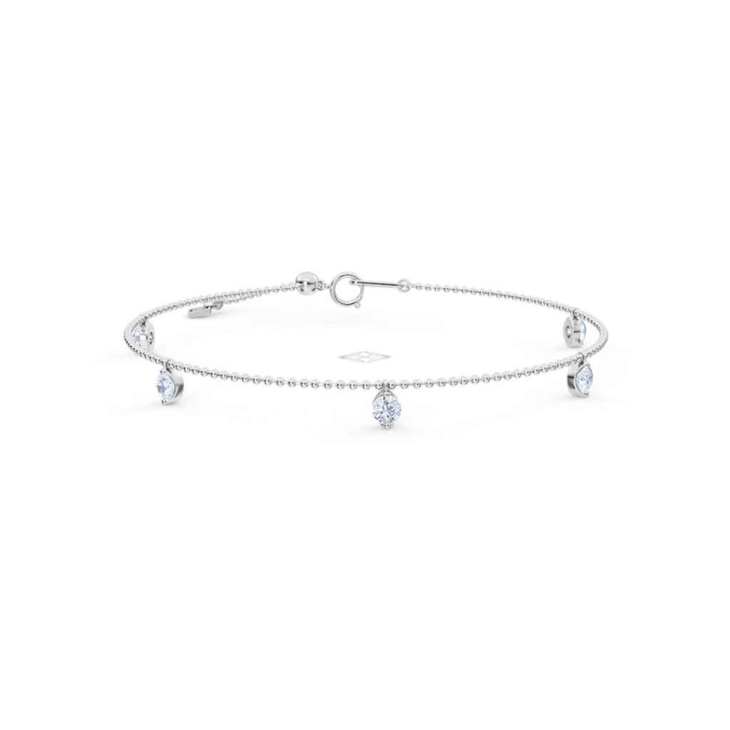 Vivara Lab Diamond Bracelet 0.50ct G/VS in 9K White Gold