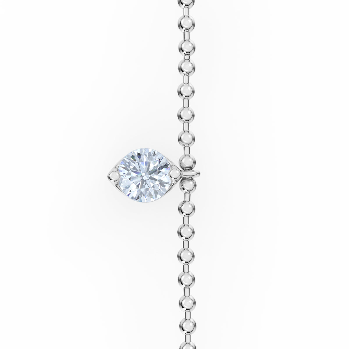 Vivara Lab Diamond Bracelet 0.50ct G/VS in 9K White Gold