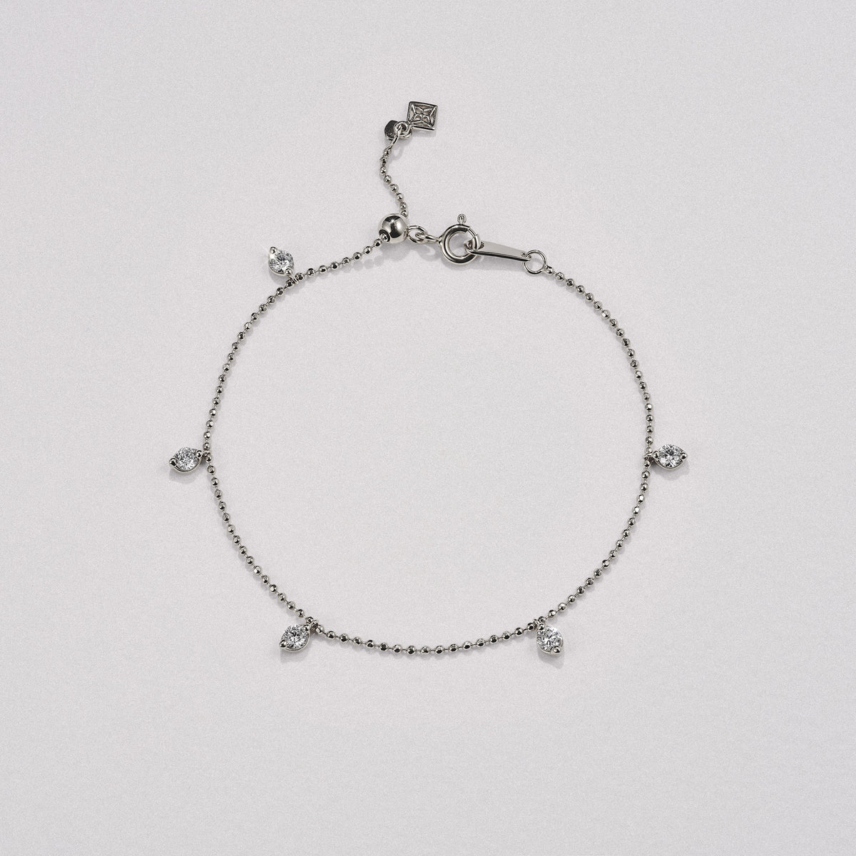 Vivara Lab Diamond Bracelet 0.50ct G/VS in 9K White Gold