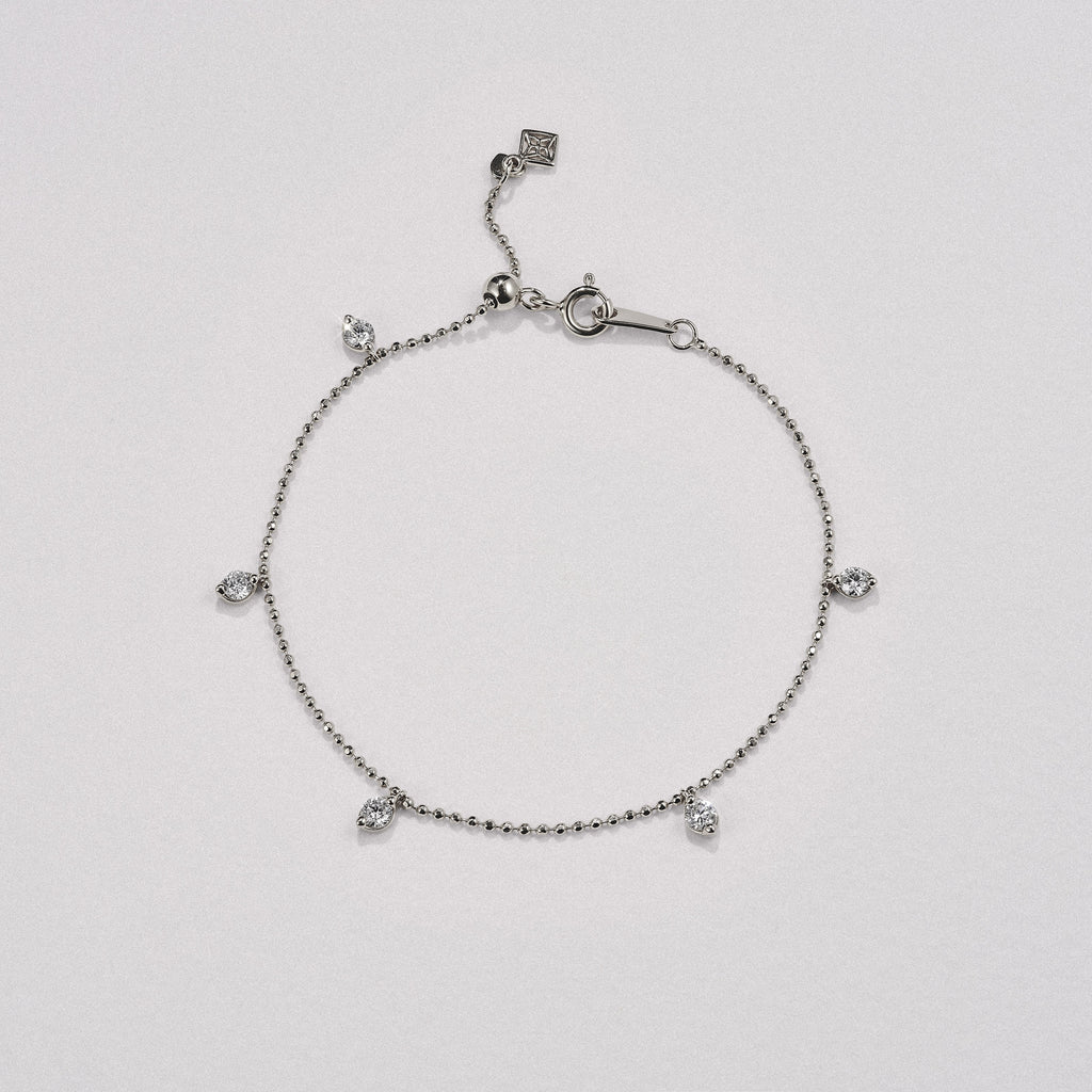 Vivara 0.50ct Round Cut Lab Diamond Bracelet in Sterling Silver