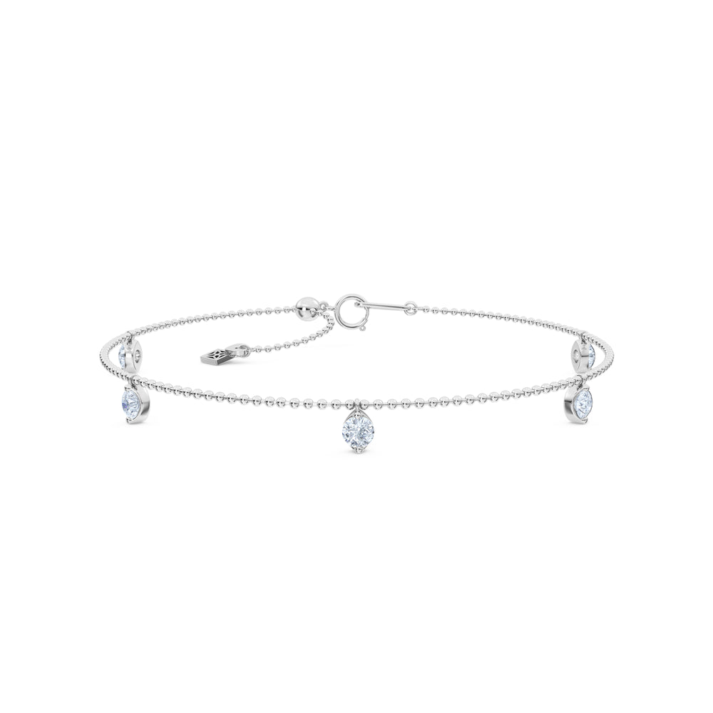 Vivara 0.50ct Round Cut Lab Diamond Bracelet in Sterling Silver