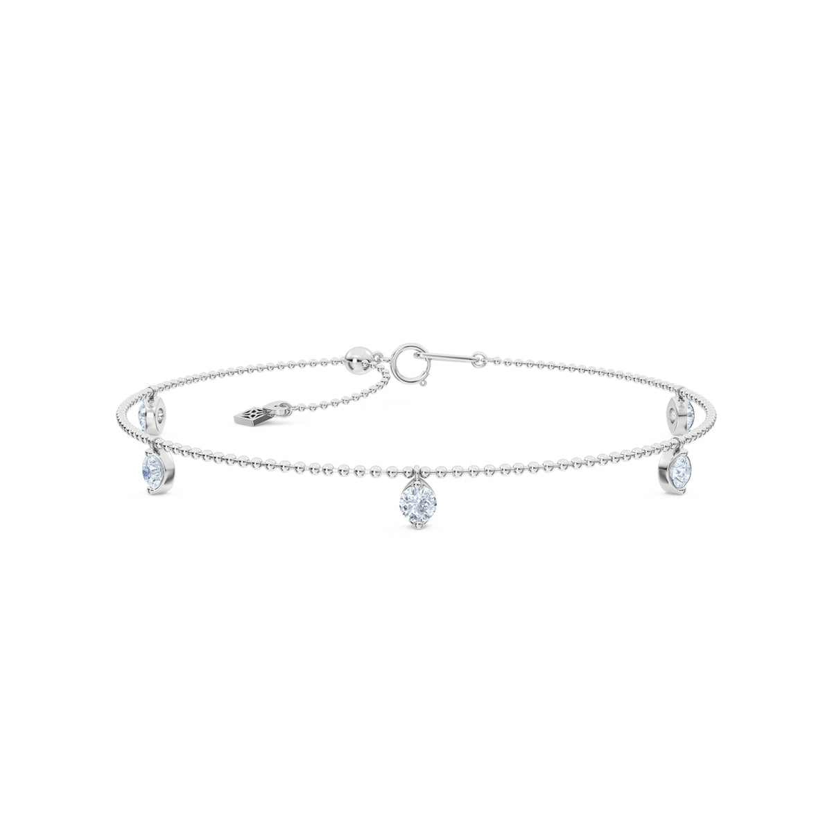 Vivara 0.50ct Round Cut Lab Diamond Bracelet in Sterling Silver
